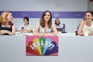 Lilith Verstrynge, Ione Belarra e Irene Montero.