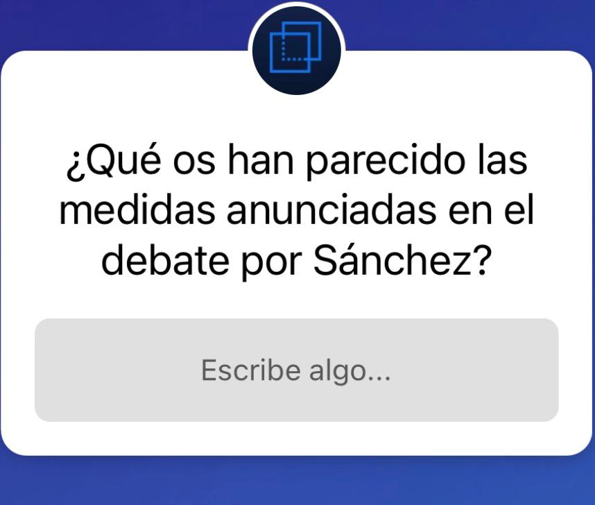 Debate Sánchez