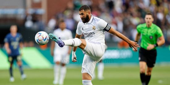 Benzema marca el primer gol de la pretemporada del Real Madrid y Hazard empata el partido
