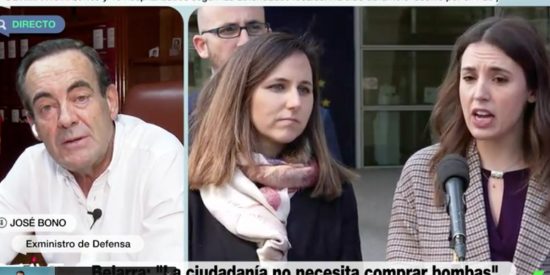 Bono, Belarra y Montero. 