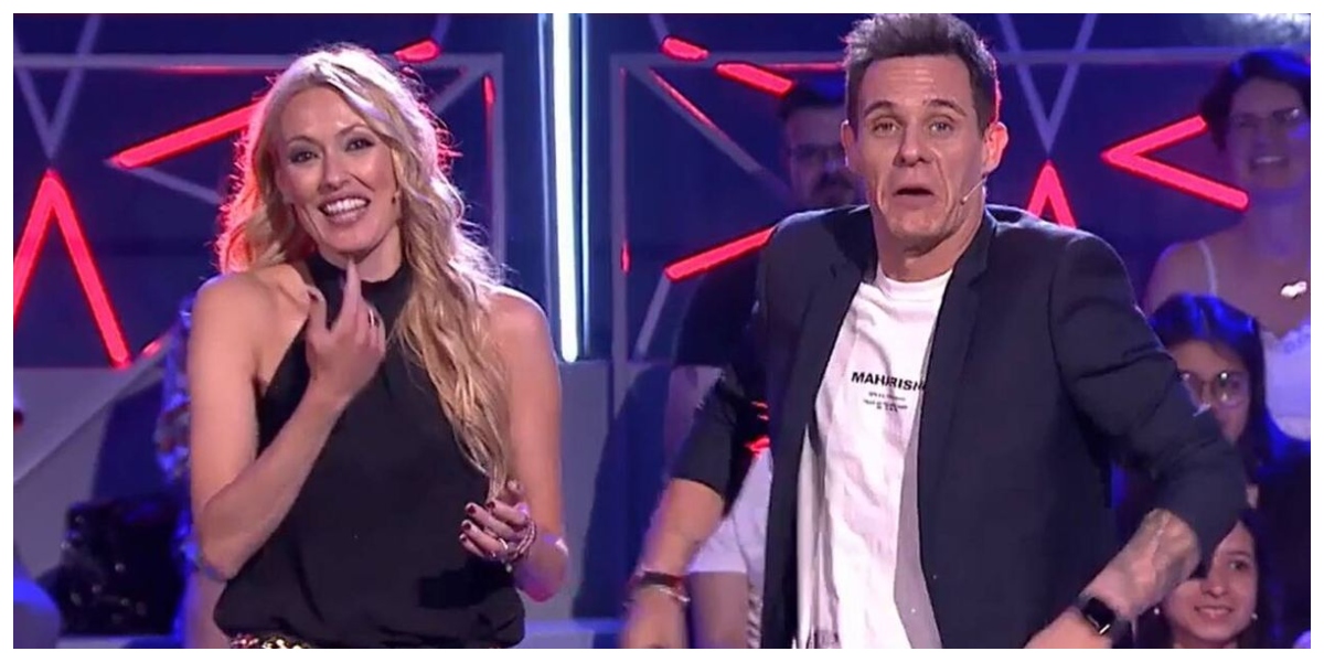 Carolina Cerezuela y Christian Gálvez en 'Esta noche gano yo'.