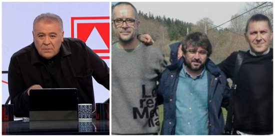 La foto con Otegi que le sacan a Évole por pretender dar lecciones de periodismo a Ferreras