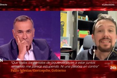 Xabier Fortes y Pablo Iglesias.