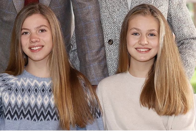 La Infanta Sof&iacute;a y la Princesa Leonor.