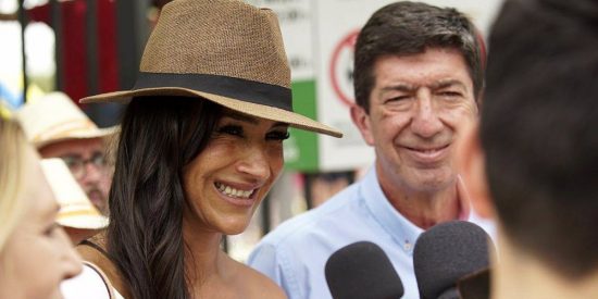 Begoña Villacís y Juan Marín