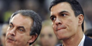 Pedro Sánchez y José Luis Rodríguez Zapatero