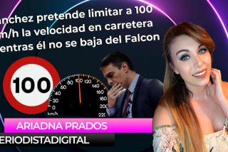 Sánchez pretende limitar a 100 km/h la velocidad en carretera mientras él no se baja del Falcon