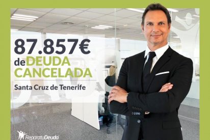 Repara tu Deuda Abogados cancela 87.857€ en Santa Cruz de Tenerife con la Ley de Segunda Oportunidad
