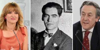 Hermann Tertsch, Federico García Lorca y Pilar Alegría