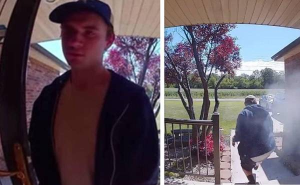 James Rayl, intentando entrar en la casa