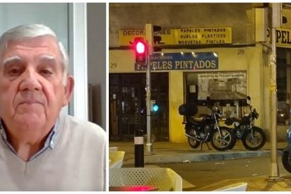 F&eacute;lix L&oacute;pez-Rey y la foto que adjunt&oacute; para alabar a un comercio que supuestamente cumpl&iacute;a con el decreto energ&eacute;tico de Pedro S&aacute;nchez.