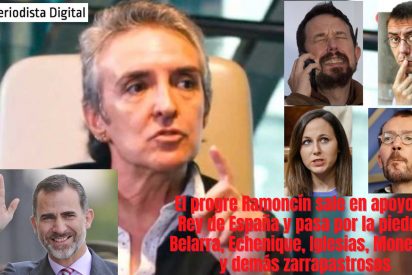 El progre Ramoncín sale en apoyo del Rey de España y pasa por la piedra a Belarra, Echenique, Iglesias, Monedero y demás zarrapastrosos