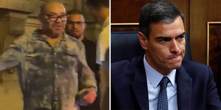 Pedro Sánchez y el rey Mohamed VI