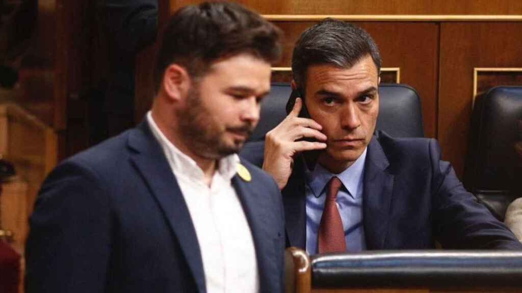 Pedro S&aacute;nchez y Gabriel Rufi&aacute;n