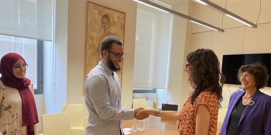 T&agrave;nia Verge y Mohamed Said Badaoui