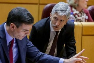 Pedro S&aacute;nchez y Fernando Grande-Marlaska. 