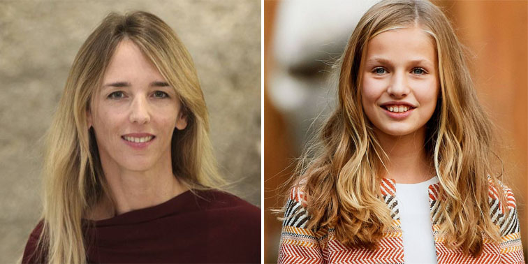 Cayetana &Aacute;lvarez de Toledo y la princesa Leonor