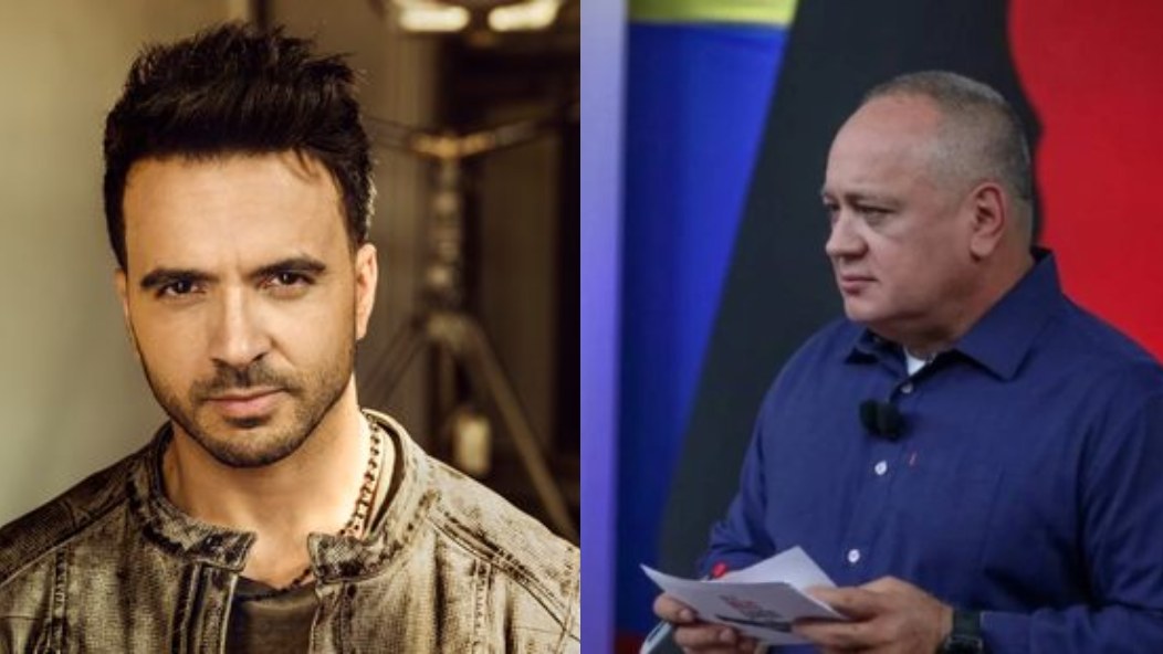 Diosdado Cabello y Luis Fonsi