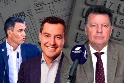 Pedro S&aacute;nchez, Juanma Moreno y Alfonso Rojo