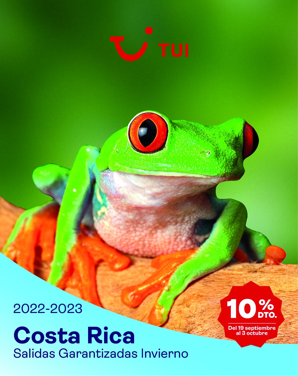TUI lanza una potente campa&ntilde;a con un 10% de descuento para viajar a Costa Rica durante los meses de invierno