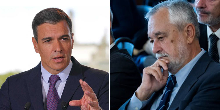 Pedro S&aacute;nchez junto a Jos&eacute; Antonio Gri&ntilde;&aacute;n 