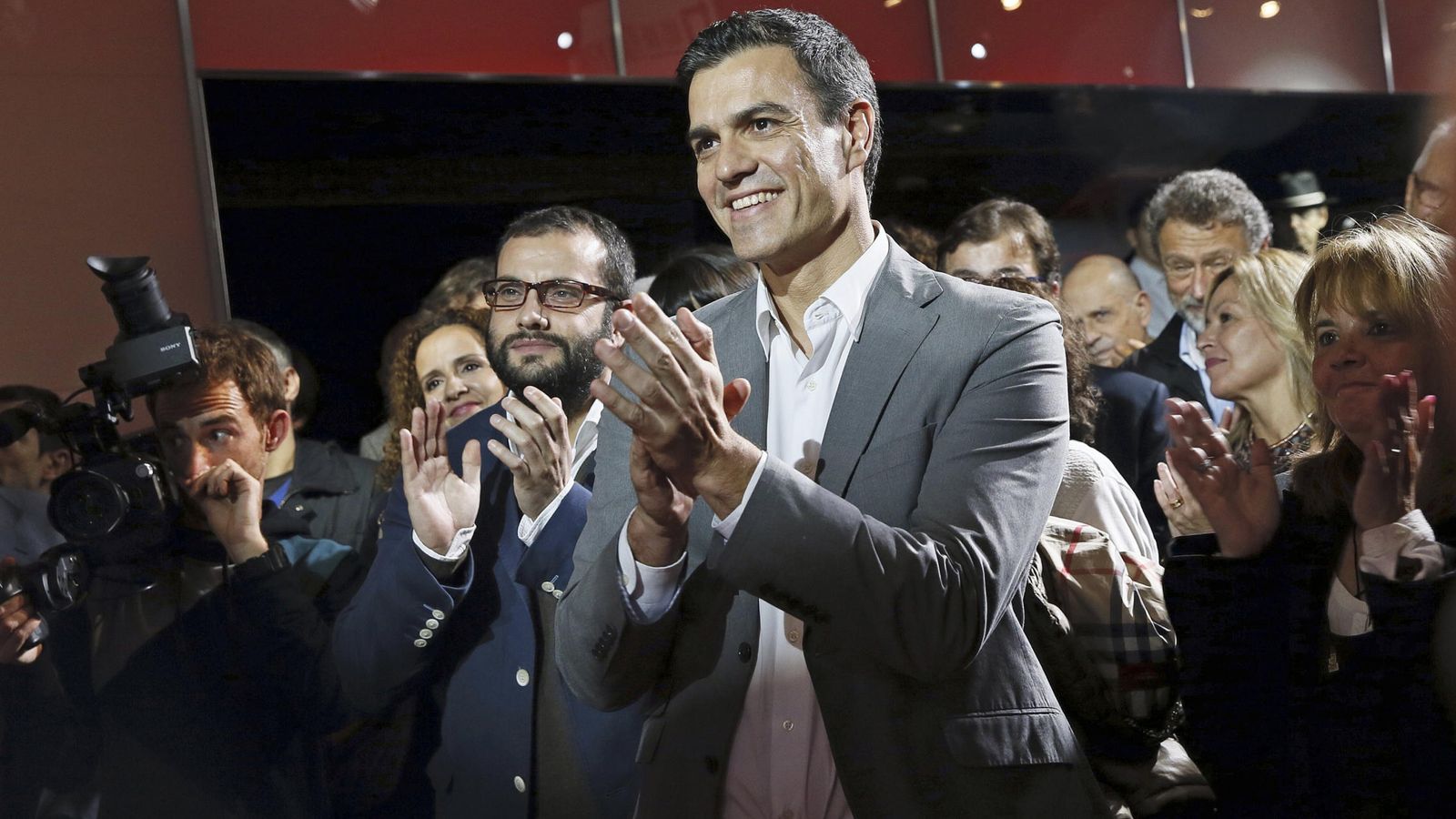 Pedro Sánchez, en un acto cultural.