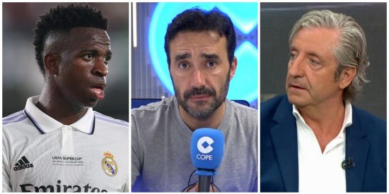 Vin&iacute;cius Jr, Juanma Casta&ntilde;o y Josep Pedrerol