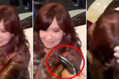 Bestial v&iacute;deo con el intento de asesinato a Cristina Kirchner: pistola a cent&iacute;metros de su cara