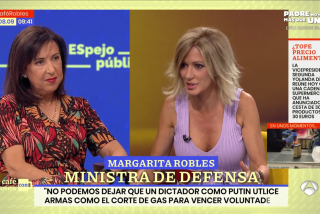 La interminable palabrer&iacute;a de Robles para no responder a Griso si ser&aacute; candidata del PSOE en Madrid