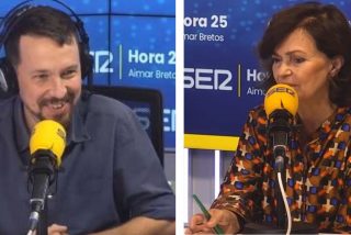 Para lo que han quedado... Dos exvicepresidentes cantando en la SER a grito pelado
