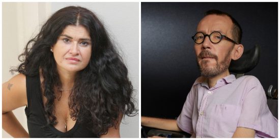 Lucía Etxebarría y Pablo Echenique.