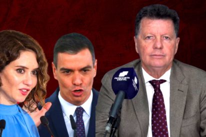 Pedro S&aacute;nchez, Isabel D&iacute;az Ayuso y Alfonso Rojo