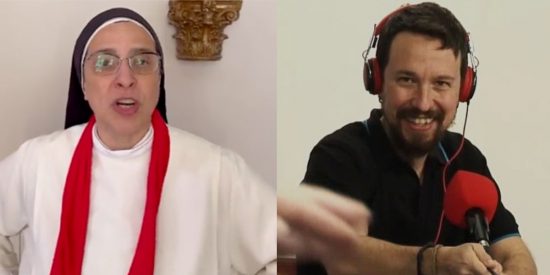 Luc&iacute;a Caram monta un pollo nunca antes visto a Pablo Iglesias: "&iexcl;Eres ruin y muy basura!"