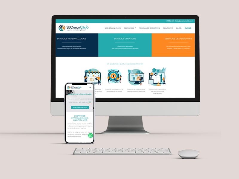 SEO en un Click ofrece un curso de dise&ntilde;o web para emprendedores