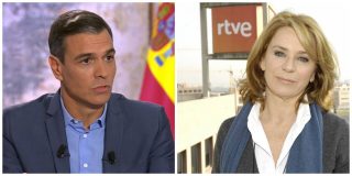 Pedro Sánchez y Elena Sánchez.