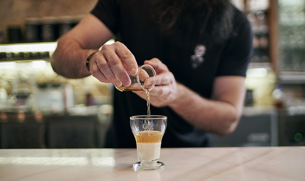 Preparación de un 'café asiático'