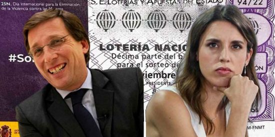 Jos&eacute; Luis Mart&iacute;nez-Almeida e Irene Montero