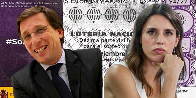 Jos&eacute; Luis Mart&iacute;nez-Almeida e Irene Montero