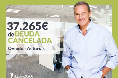 Repara tu Deuda Abogados cancela 37.265 &euro; en Oviedo (Asturias) con la Ley de Segunda Oportunidad