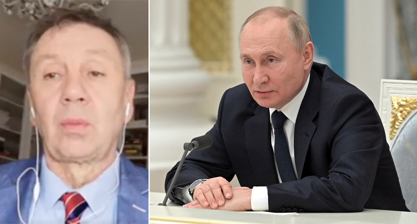 Sergei Markov y Vladimir Putin