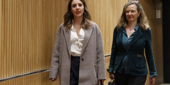 Victoria Rosell e Irene Montero