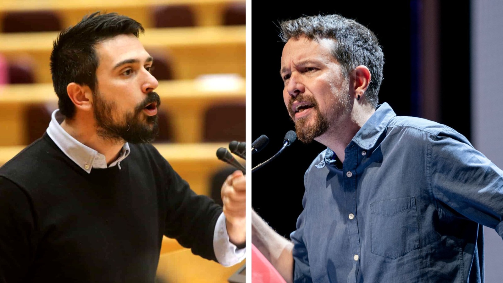 Ram&oacute;n Espinar, Pablo Iglesias, Roures