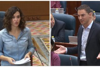 Isabel D&iacute;az Ayuso y Juan Lobato.