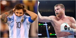 Canelo Álvarez amenaza a Leo Messi