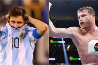 Canelo &Aacute;lvarez amenaza a Leo Messi