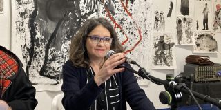 M&oacute;nica Oltra, en su reaparici&oacute;n en 'Ca Revolta'.
