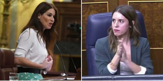 Carla Toscano e Irene Montero