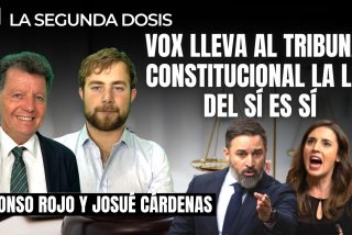 Irene Montero, Santiago Abascal y Alfonso Rojo