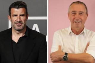 Luis Figo y Joan Baldov&iacute;
