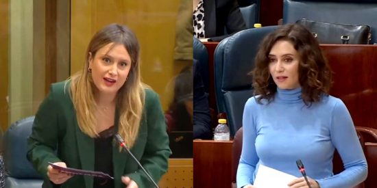 Ayuso deja patidifusa a la podemita Jacinto con una demoledora frase